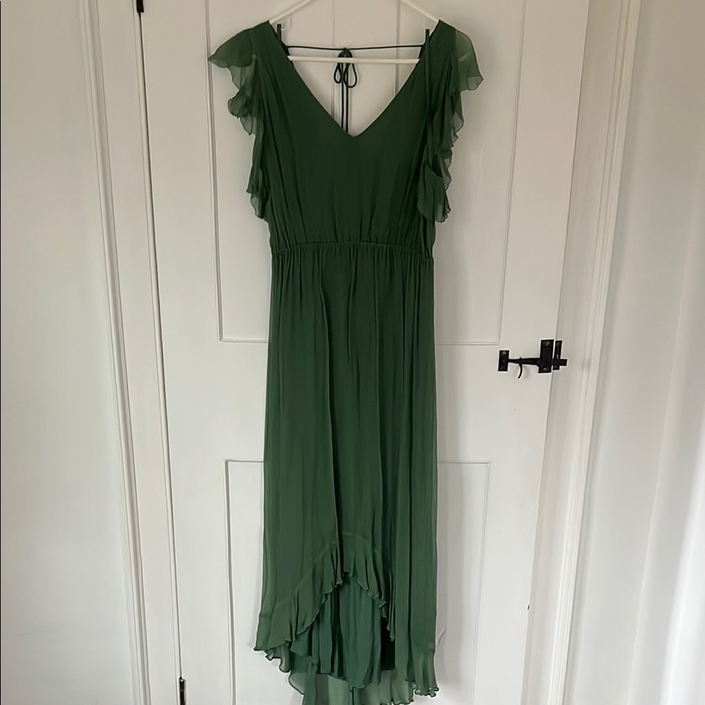 Anthropologie HD in Paris Sidra Elegant Green Dress size 8